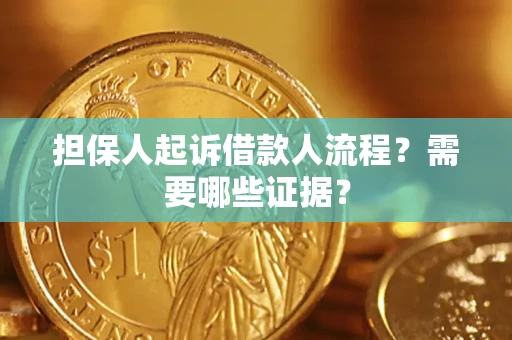 北京担保人起诉借款人流程？需要哪些证据？