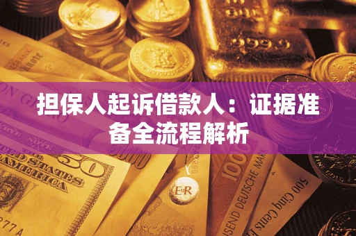 北京担保人起诉借款人：证据准备全流程解析