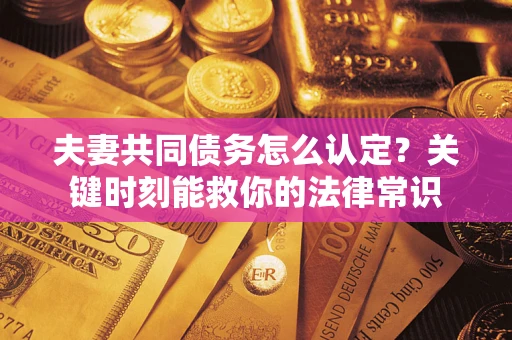 北京夫妻共同债务怎么认定？关键时刻能救你的法律常识