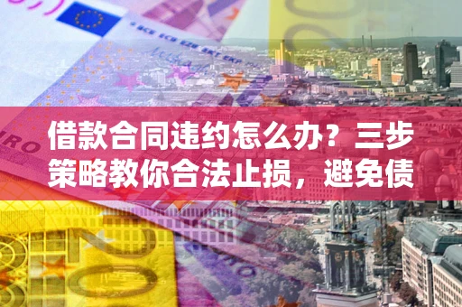 北京借款合同违约怎么办？三步策略教你合法止损，避免债务危机升级